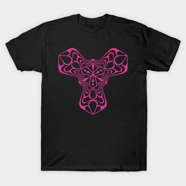 Hypnotic psychedelic monkey T-Shirt by inamandalart